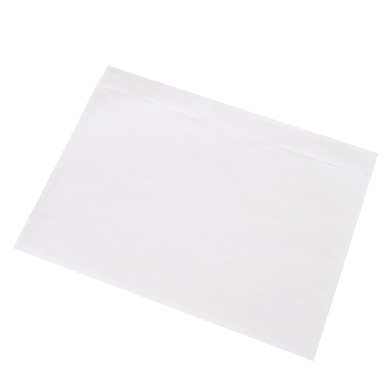 MFLABELÂ® Clear Top Loading Shipping Label Envelopes - Tear-Resistant Self-Adhesive Pouches (7.5"x5.5") Holds Packing Slips & Docs - 100 Pack - Image 1